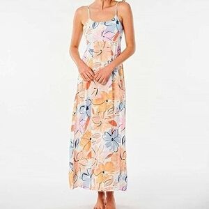 Rip Curl Orange and Pink Floral Dress